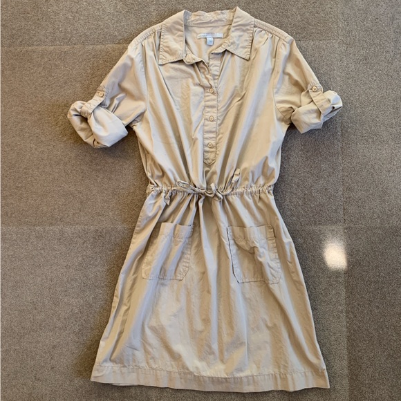 Old Navy Khaki Dress - Picture 1 of 7